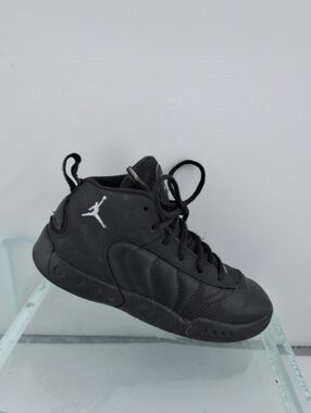Jordan Black High-Top Kids' Sneaker with White Jumpman